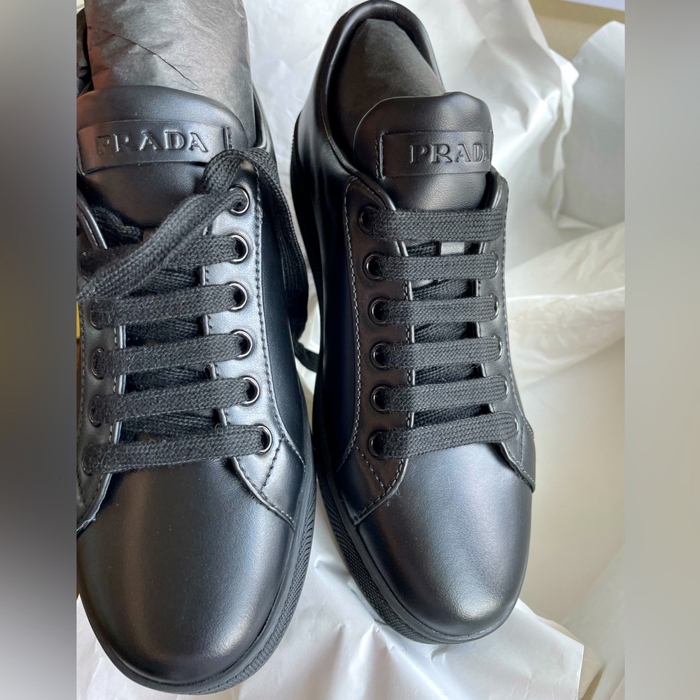 Prada black sneakers